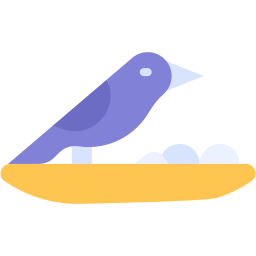 Bird nest icon