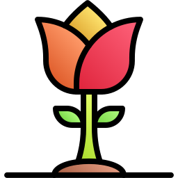 tulipán icono