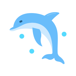 habitat dei delfini icona