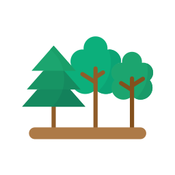 ecosistema forestal icono