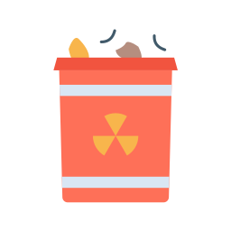 Toxic waste icon