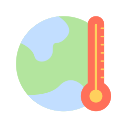 opwarming van de aarde icoon