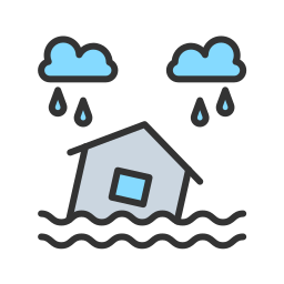 overstromingsvlakte icoon