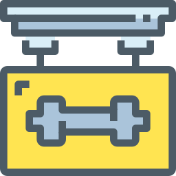 fitnessstudio icon