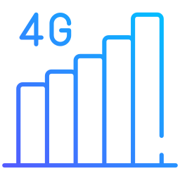 force du signal Icône