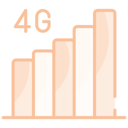 force du signal Icône