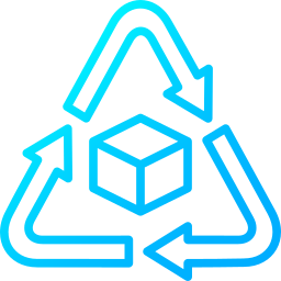 recyclebaar materiaal icoon