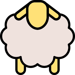 Wool fabric icon