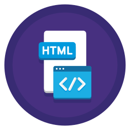 documento html icono