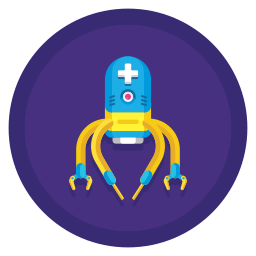 robot médico icono