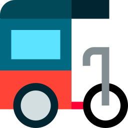 Cycle rickshaw icon