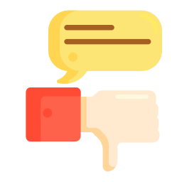 Bad feedback icon