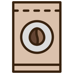 bolsa de café icono