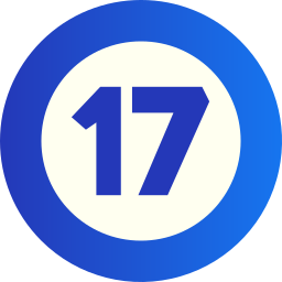 siedemnaście ikona