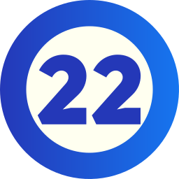 Twenty two icon