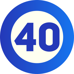 cuarenta icono