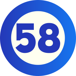 Fifty eight icon