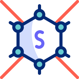 Sulfate free icon