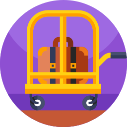 Hotel cart icon