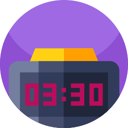 Digital clock icon