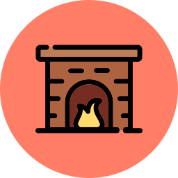 chimenea icono