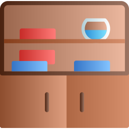 estante para libros icono