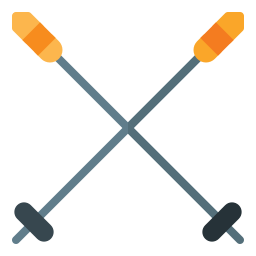 Ski poles icon