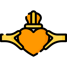 anillo de claddagh icono