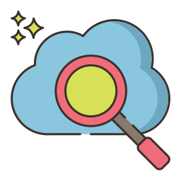 Cloud computing icon