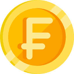 Swiss franc icon