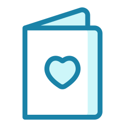 Mail heart icon