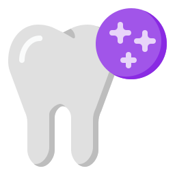 Clean tooth icon