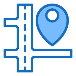 Road map icon