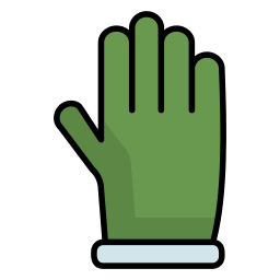 Garden gloves icon