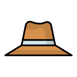 cappello da contadino icona