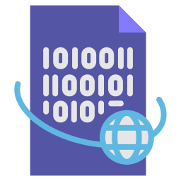 Binary code icon