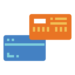 Tarjetas de crédito icono