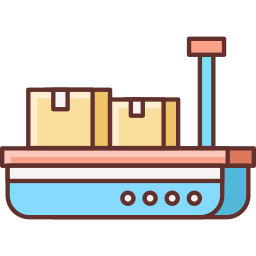 Barco de carga icono