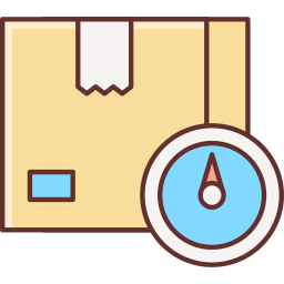 Delivery weighing icon