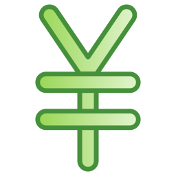 Yen symbol icon