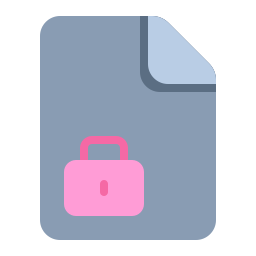fichier protégé Icône