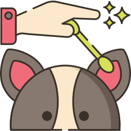 Ear cleaning icon