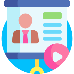 Video lecture icon