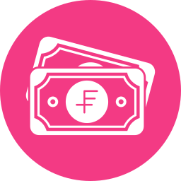 Swiss franc icon