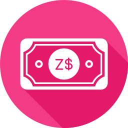 Zimbabwe dollar icon