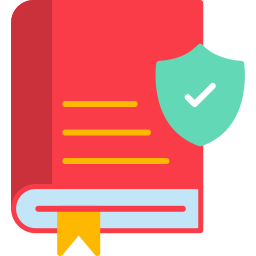 protecciónlibronegociosleypolicíaseguroseguridad icono