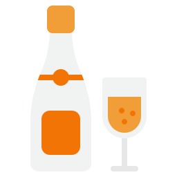 champagne icoon