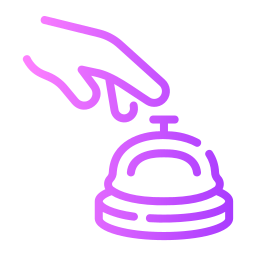 Desk bell icon