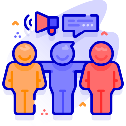 Working together icon