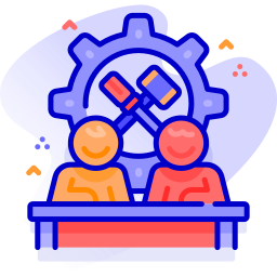 Working together icon